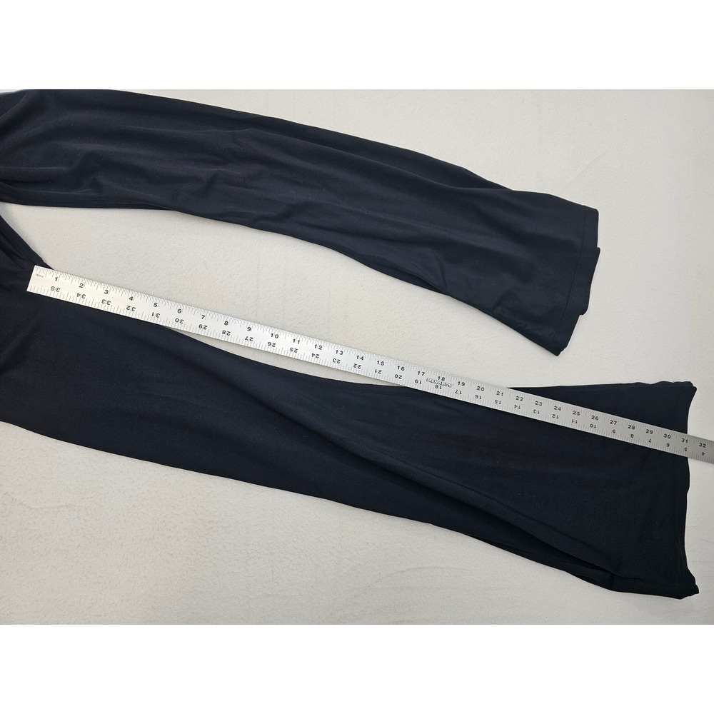 Black Sleeveless Wide Leg Jumpsuit Open Twist Back Scoop Neck Small - Picture 6 of 7